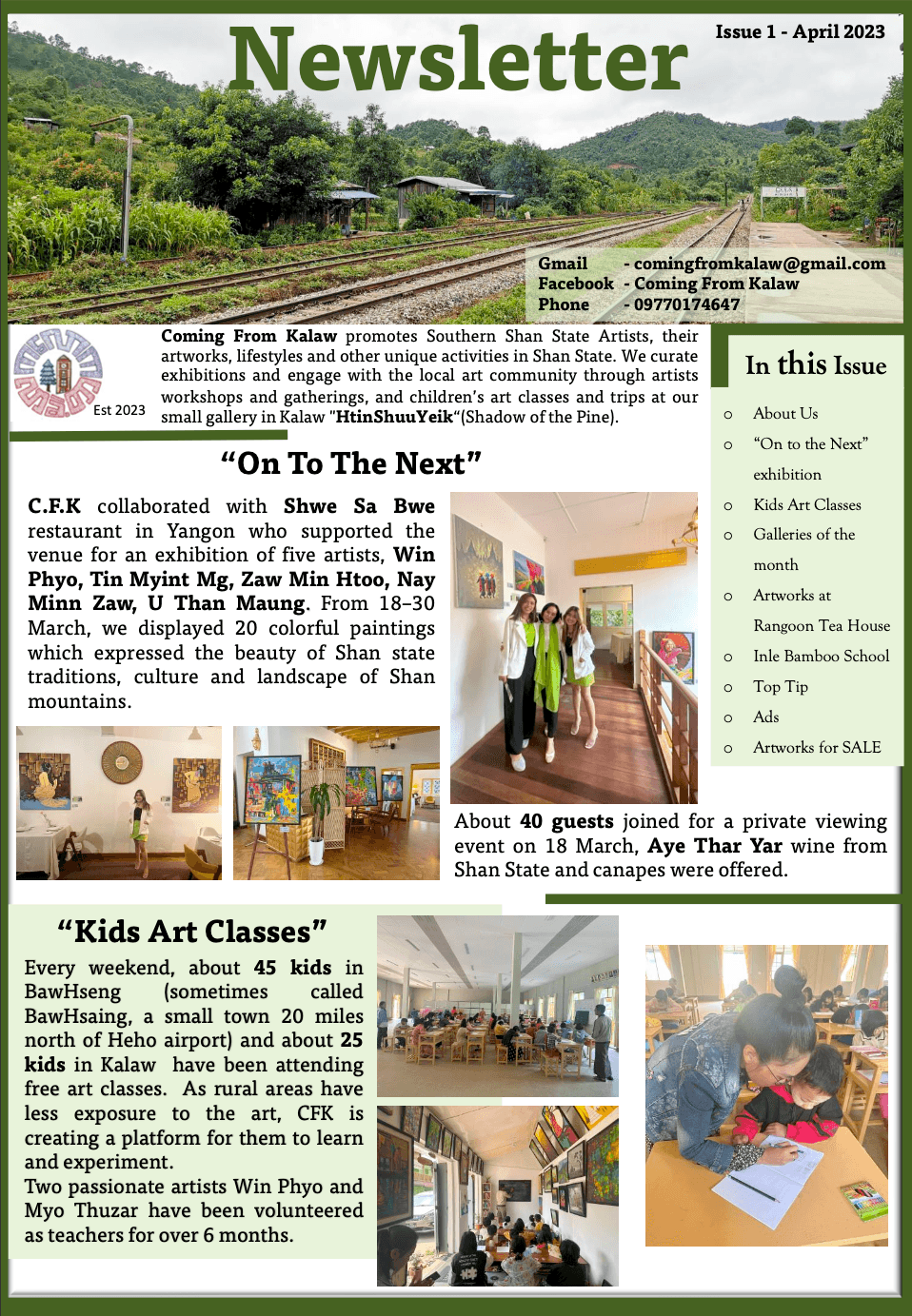 Issue 1 – April 2023