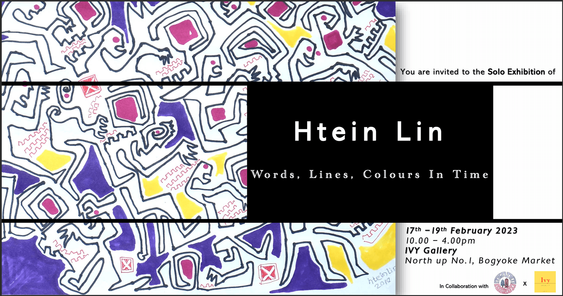 Words, Lines, Colours in Time