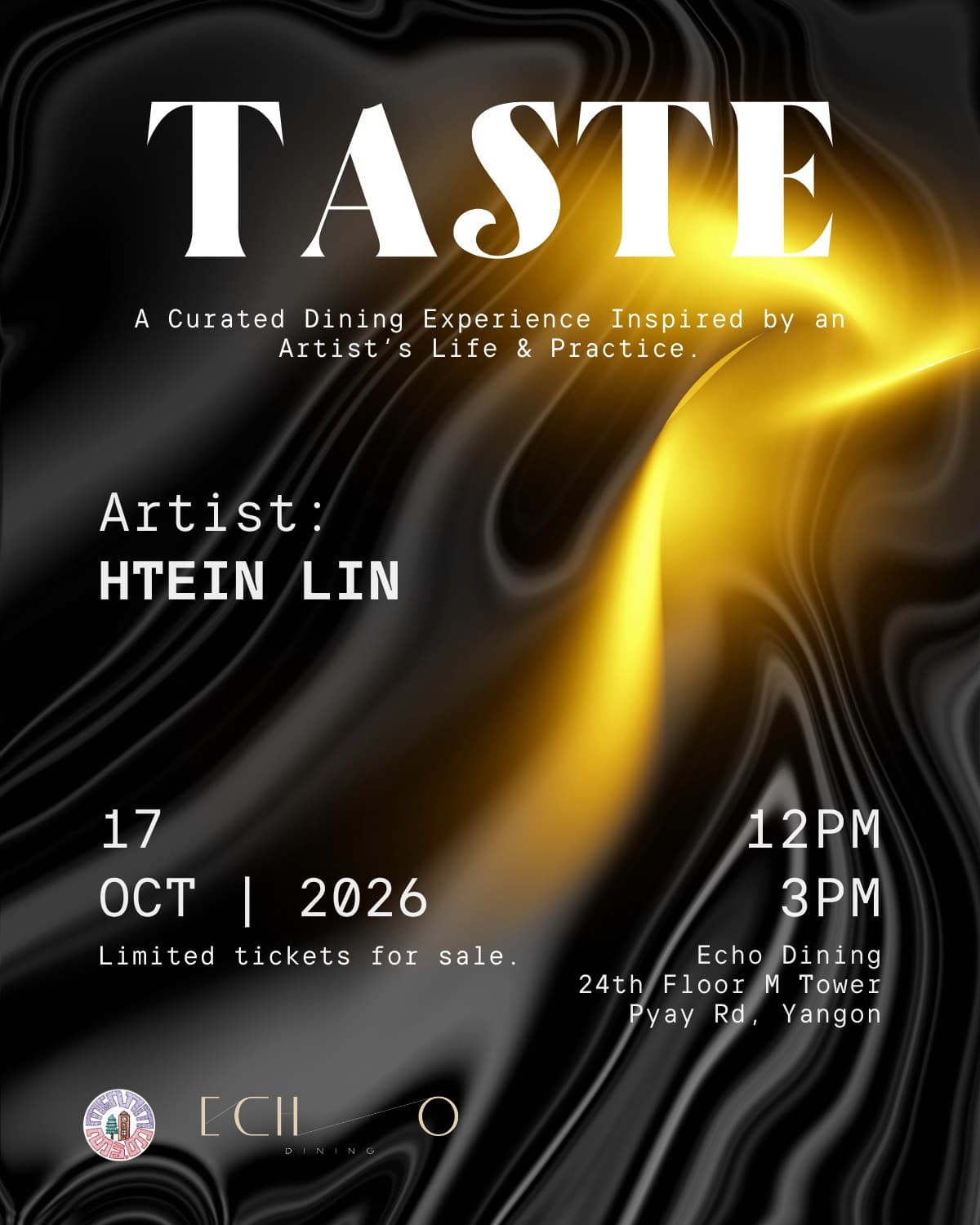 TASTE Session 04 — Htein Lin, Poster 1
